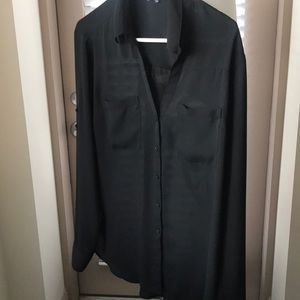 Almost new Express Slim Fit Convertible Shirt